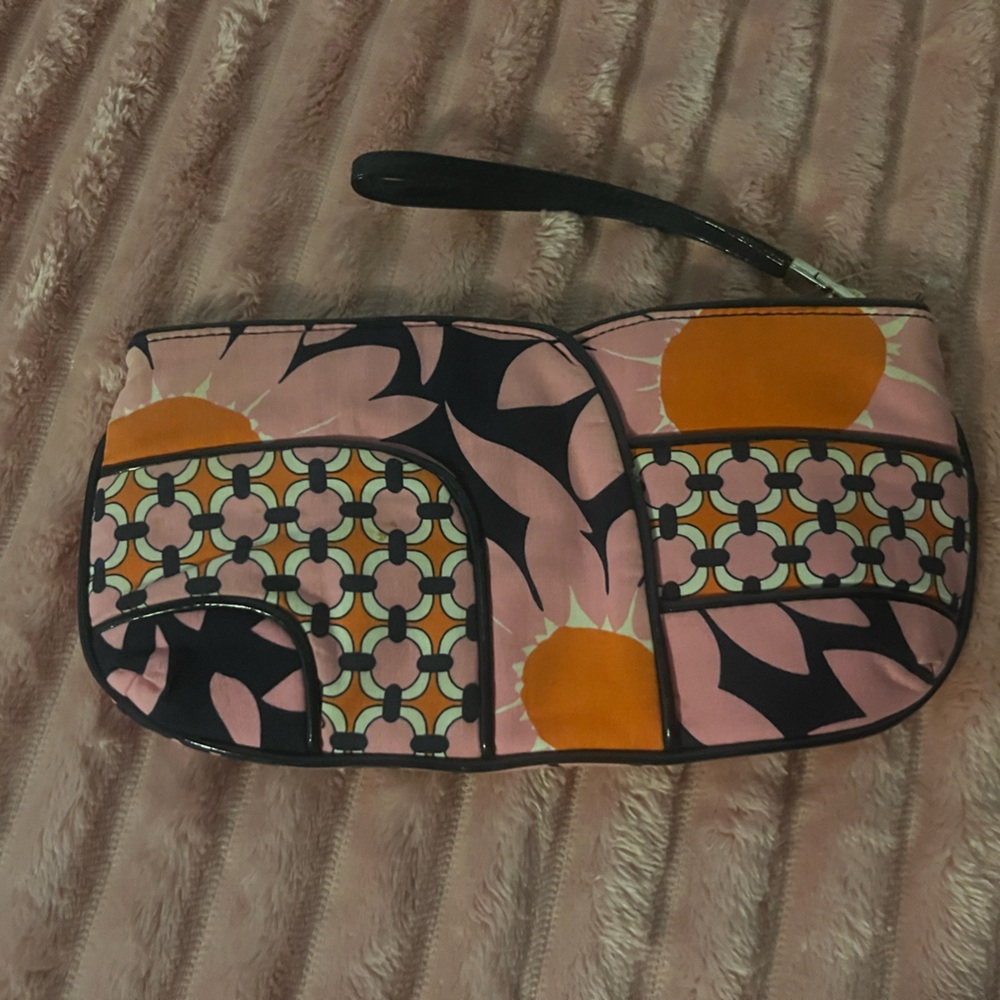 Vera Bradley Pink and Orange Patterned Bag